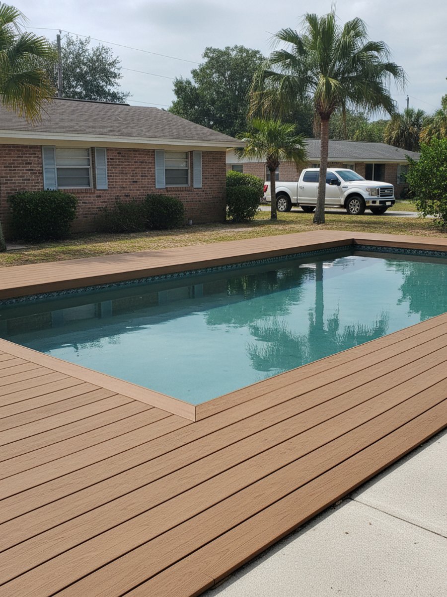 Deck Installation completed by New Look Deck Co in Lake Wales, FL